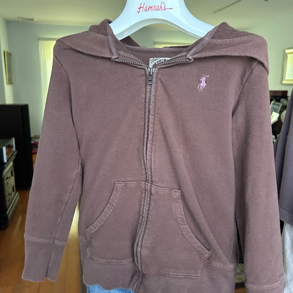 Ralph Lauren Chocolate Brown Kids Hoodie